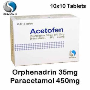 ACETOFEN-35+450MG-TAB-100S